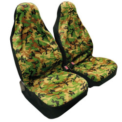 Pokrowce na przednie siedzenia do samochodu, moro LAMPA