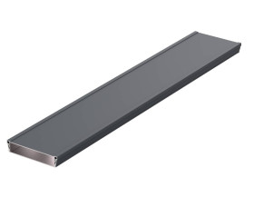 Bopla ASPH 1835-1000 7024 (94272000) - asymetryczny profil aluminiowy półotwarty (181,7 x 36,6 x 1000 mm)