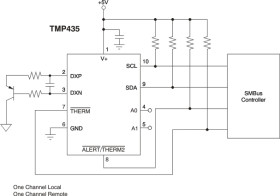 Multi-Address Remote and Local Temp Sensor with Automatic Beta, N-Factor and Series-R Correction