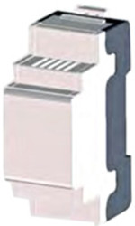 PC DIN rail enclosure, (L x W x H) 72 x 58 x 90 mm, light gray, IP30, 449-340-50