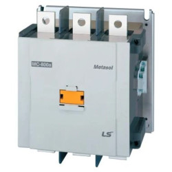 Stycznik LS Electric, 800A w AC-3, moc 440kW, cewka 230VAC/VDC, styki pomocnicze 1a1b 1374000200 MC-800A 230VAC/VDC 2A2B