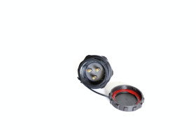 Złącze wielostykowe przemysłowe 3-pinowe Montaż przedni Gniazdo RS PRO