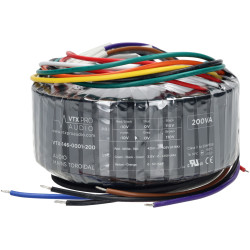 Vigortronix VTX-146-0001-200 Audio Toroidal, Open Style, 200 VA