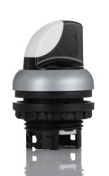 Przełącznik bistabilny, 3-pozycyjny, IP66, Ø 22mm, Eaton M22