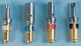 Styk złącza D-Sub Amphenol ICC MęskiLutowane Zasilanie