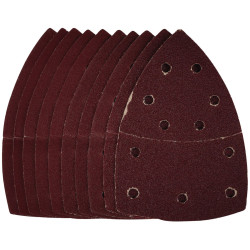 Draper 44334 Multi-Sanding Sheets-Hook&amp; Loop 102x62mm 93mm Assorted Grit 10Pc