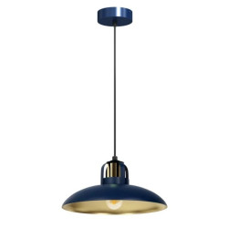 Lampa wisząca FELIX NAVY BLUE/GOLD 1xE27 MLP7714 Milagro