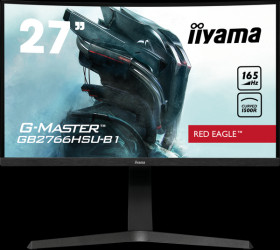 GB2766HSU-B1 68cm monitor, curved, 1080p, speakers, USB