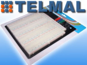 Płytka prototypowa stykowa 3220pól + 75szt kabli