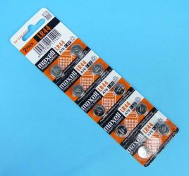 LR-44=AG-13=A76=L1154=357 MAXELL BAT.