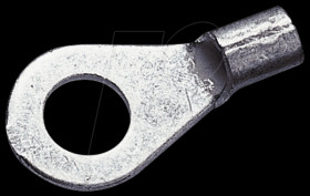 Crimp-type socket, ring shape, hole size 4.3mm