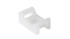 Podstawka Montażowa Przykręcana Do Opasek 18X13 Biała /20Szt./