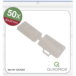 Quadrios 23CA252 Cable Markers PP Plastic 18x30mm 50 pcs -30 to 100&#xB0;C