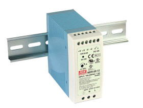 Zasilacz szyny DIN U wy 48V dc I wy 1.25A U we 85 → 264V ac MEAN WELL 60W impulsowy