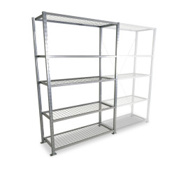 Regał magazynowy wysokość 2000mm 150kg Manorga Stal