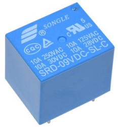 Przekaźnik SONGLE SRD-9VDC-SL-C 9V 250VAC 10A SPDT
