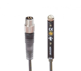 Czujnik magnetyczny cylinder rowek T 6,2 mm 4,3x40x6,2mm 12-30V DC PNP NO złącze kablowe M8 4-pinowe 0,5m PUR IP67 MZ070787