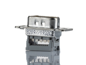 3M Złącze D-sub 8200 9-pinowe Kąt prosty 1.27 mm Pitch Kabel Złoto na niklu Żeńskie