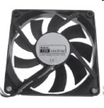 Wentylator 8cm 12V 80x80x15 ślizg. 3prz.