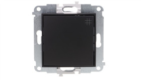 Mini Łącznik Krzyżowy Czarny Mat 12Mwp-6