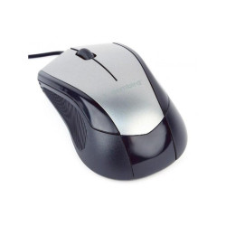Mysz optyczna GEMBIRD MUS-3B-02 czarno-szara USB
