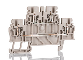 Blok zacisków przelotowych Weidmuller poziomy: Podwójny 28 → 16AWGZacisk Z raster: 3.5mm 17.5A 500 V