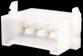 Housing for flat connector, 8-pin