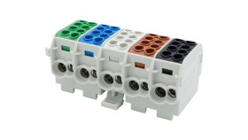 Zacisk Hls 5X125a-2 (1X35,1X25/1X35,1X25) /3L+N+Pe/ Al/Cu