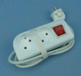 PS-2xGN+WYŁ. 1,5mb PRZEDŁUŻACZ BEZ UZIE