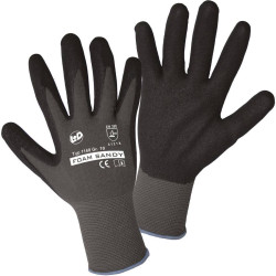 Leipold Doehle 1160-11 FOAM SANDY Nylon Rękawice robocze Rozmiar rękawic: 11, XXL EN 388:2016 CAT II 1 szt.