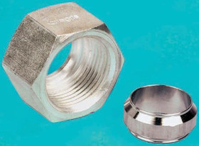 Złączka rurowa ze stali nierdzewnej gwint 1 M18 x 1.5 Legris Sześciokątne Nakrętka osłony