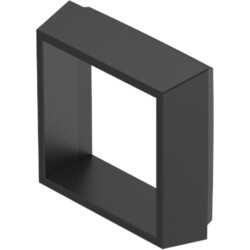 Front frame, black, 704.701.0