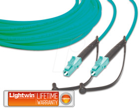 LSP-50 LC-LC 1.0 OM3 Simplex fibre optic patch cable, MM OM3, LC - LC, 1.0 m