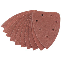 Draper 92329 80G Aluminium Oxide Sanding Sheets (141 x 141 x 98mm)