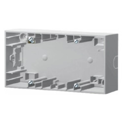 K.1 Puszka natynkowa 2-krotna pozioma śnieżnobiała 10527009