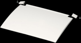 Cover, ABS, gray white, for DIATEC M, A9194127