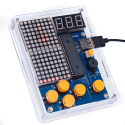 Konsola do gier z obudową Zestaw do nauki lutowania DIY Instrukcja PL