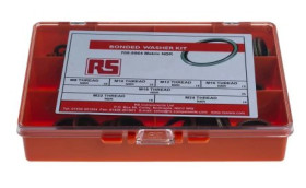 Uszczelki samocentrujące, wymiary metryczne Nitryl, Kit Contents 125 szt. RS PRO