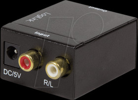 CA0102 Analog L/R to digital coaxial and Toslink audio converter