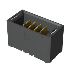 Wtyk PCB 4-pinowe raster: 2.0mm -rzędowe Samtec Przewlekany 15.6A 460.0 V , 650.0 V dc