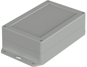 ABS enclosure, (L x W x H) 179.9 x 119.9 x 60.2 mm, light gray (RAL 7035), IP66, 07818126
