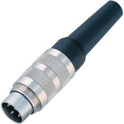 Binder 99-2029-00-12 Male Cable Mount Miniature 12 Pin with 4-6mm Outlet