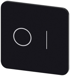 Tabliczka opisowa Siemens 3SU1900-0AF16-0QG0 (S x W) 22 mm x 22 mm O I 10 szt.