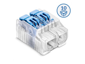 Szybkozłączka z dźwignią SCL2 B10 do linek i drutów 0,2…4 mm2 2-torowa 10szt. 88001303 SIMET