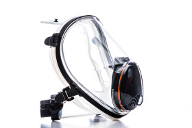 Maska oddechowa Średni/duży Czarny, biały Maska pełna