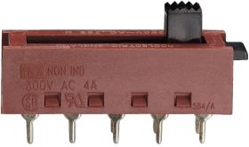 Przełącznik suwakowy Arcolectric X23200AAAB, 10 (1) A, 250 V, 2-biegunowy wł./wł./wł.