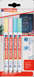 4-4085-4-1PAS Chalk marker, 1 - 2 mm, pastel, pack of four