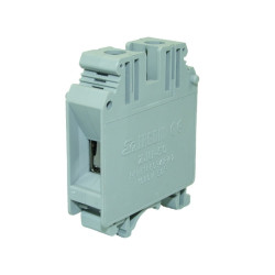 Złączka szynowa gwintowa 1-torowa ZJU2-35 szara Ergom