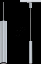 95397 ProRail3 pendant light Artemons, GU10, max. 10 W, dimmable, silv