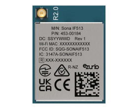 Moduł WiFi 453-00184C, WPA, WPA2, WPA3, PCM, SDIO, UART, 2.2V, Ezurio